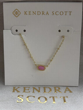 Kendra Scot Pink Pendant Necklace